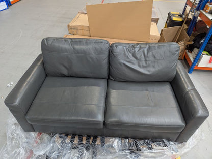 CCG-STO-00683 Grade-C2 John Lewis Oliver 3-Seater Sofa in Winchester Anthracite Leather RRP £1559.00