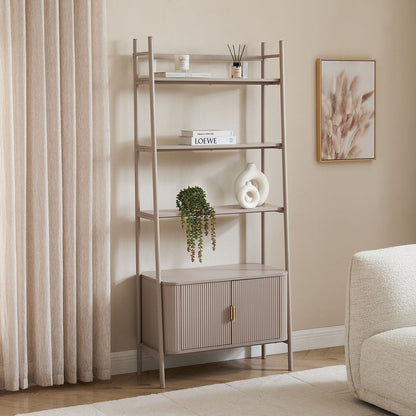 DUS-CC2-04781 Grade-B Dusk Hattie Shelving Unit - Taupe RRP £249.00