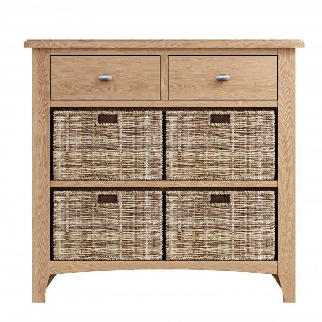 BFW-GOL-00915 Grade-B Big Furniture Warehouse Gabon 2+4 Drawer Sideboard RRP £265