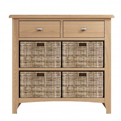 BFW-GOL-00915 Grade-B Big Furniture Warehouse Gabon 2+4 Drawer Sideboard RRP £265