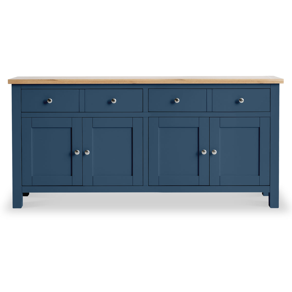ROS-OUT-00330 Grade-C1 Roseland Furniture Farrow Navy Extra Large Sideboard RRP £399.95