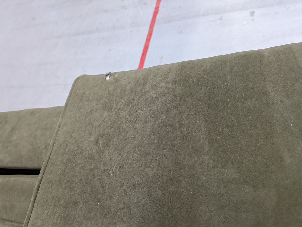 DUS-APM-62500 Grade-BER-DOA Dusk Sloane Left Hand Storage Chaise Sofa - Olive RRP £1229