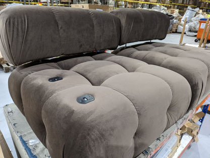 DUS-GOL-02383 Grade-BER Dusk Bondi 2 Seater Sofa - Cappuccino RRP £759