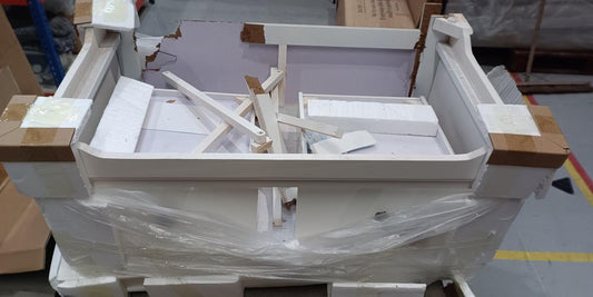 BFW-NEW-00755 Grade-DOA Big Furniture Warehouse Brooklea 2 Door Wardrobe White RRP £500