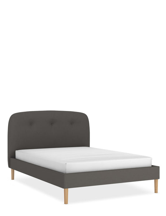 CCY-STO-00450 Grade-C0 Marks & Spencer Mila Bed 5Ft Mid Grey King Size RRP £449