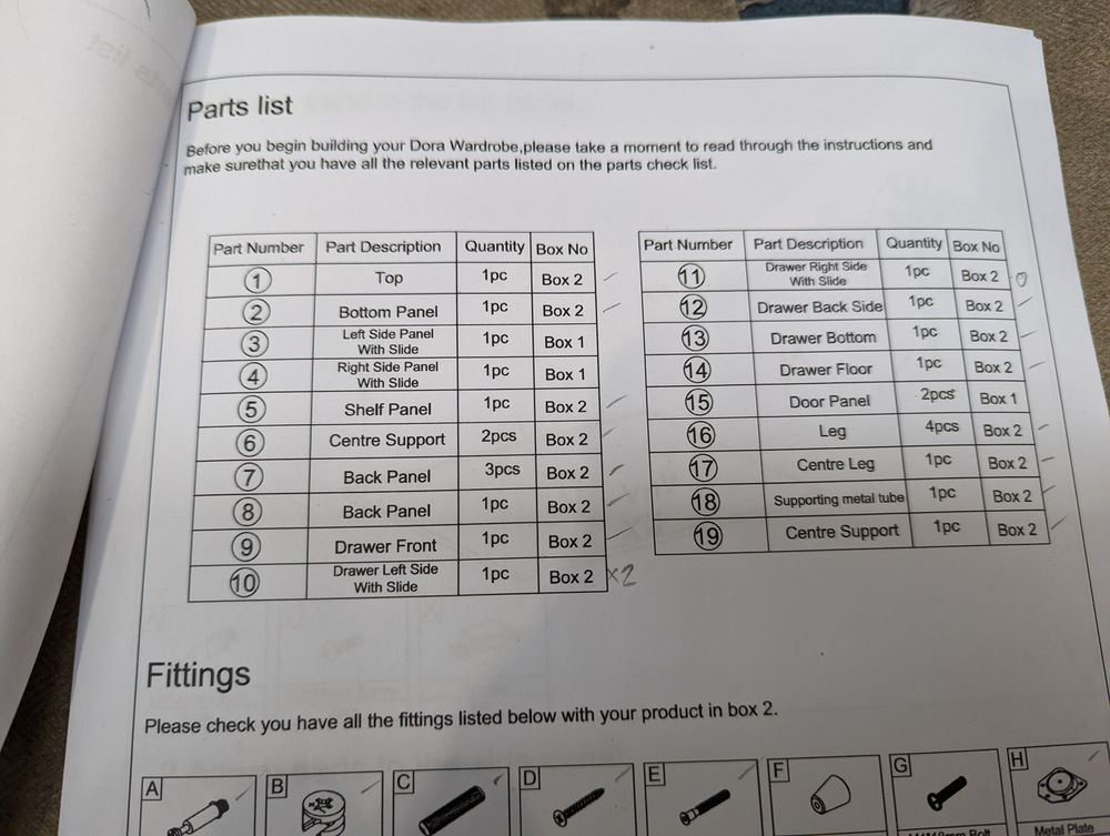 Lot of 9 x Dusk Furniture items grade-BER Spares or repair RRP £2068.00