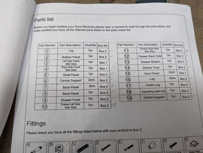 Lot of 9 x Dusk Furniture items grade-BER Spares or repair RRP £2068.00