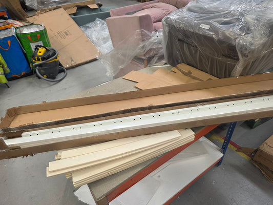 DUS-GOL-02017 Grade-C3 Dusk Dorset Metal Bed Frame - White RRP £199