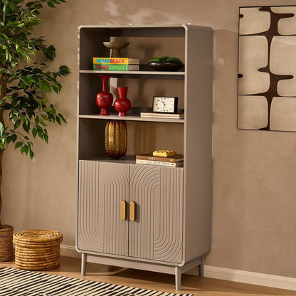 DUS-CC2-04178 Grade-B Dusk Marnie Bookshelf - Taupe RRP £229.00
