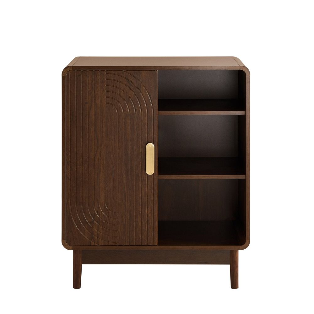 DUS-CC2-04287 Grade-B Dusk Marnie Small Bookcase - Walnut RRP £161.00