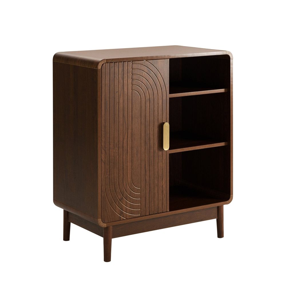 DUS-CC2-04287 Grade-B Dusk Marnie Small Bookcase - Walnut RRP £161.00
