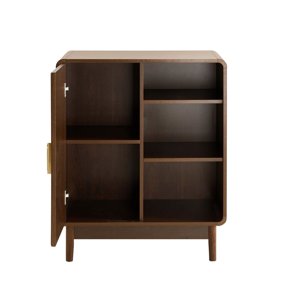 DUS-CC2-04287 Grade-B Dusk Marnie Small Bookcase - Walnut RRP £161.00