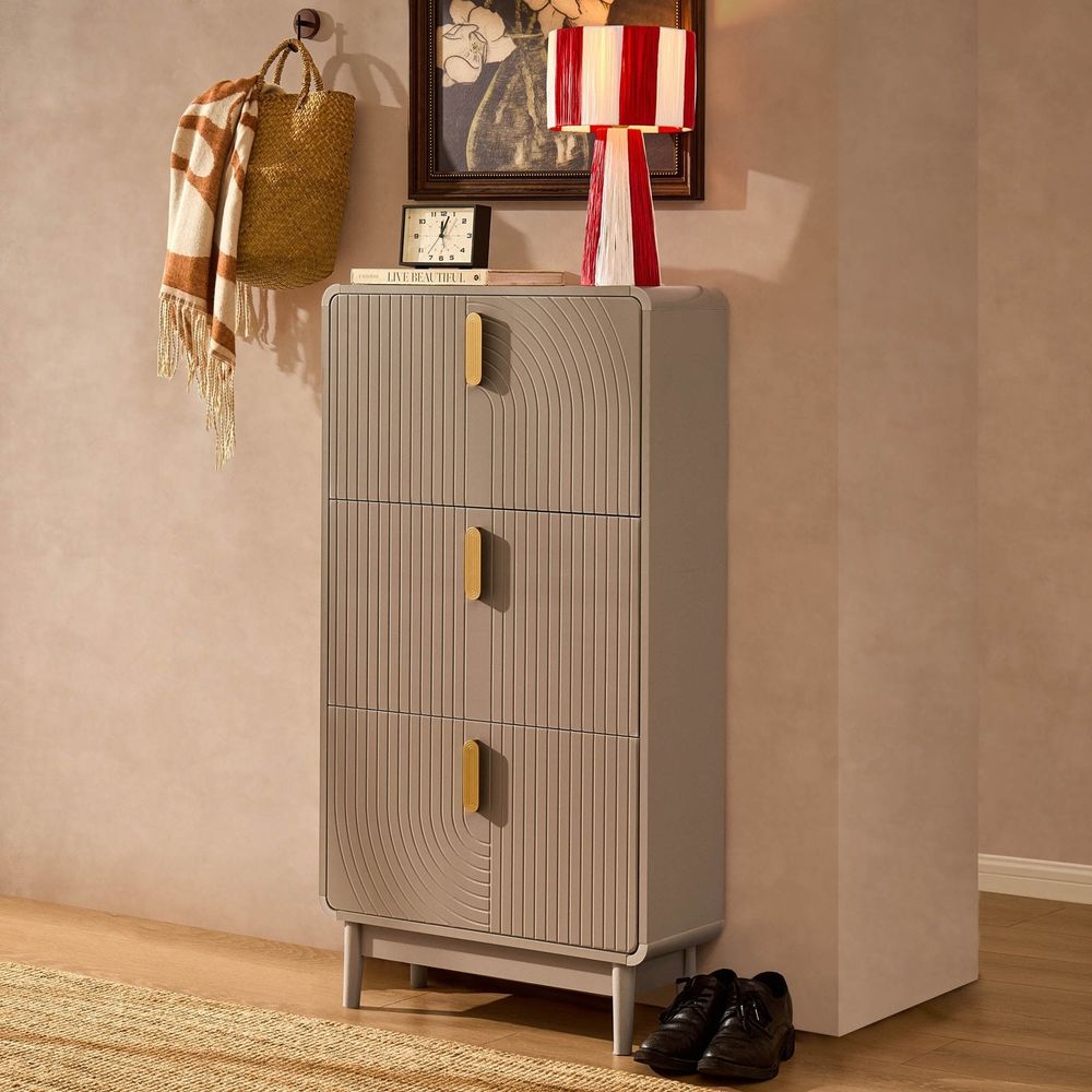 DUS-CC2-04323 Grade-B Dusk Marnie Shoe Storage - Taupe RRP £189.00