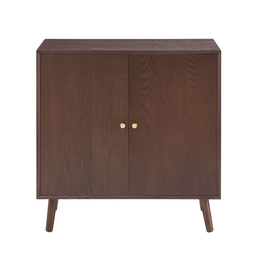 DUS-CC2-04459 Grade-B Dusk Heidi Oak 2 Door Sideboard - Walnut RRP £259.00
