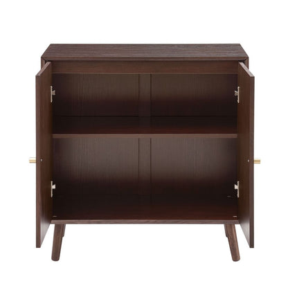DUS-CC2-04459 Grade-B Dusk Heidi Oak 2 Door Sideboard - Walnut RRP £259.00