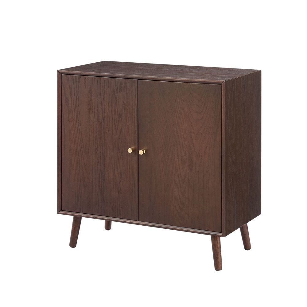 DUS-CC2-04459 Grade-B Dusk Heidi Oak 2 Door Sideboard - Walnut RRP £259.00
