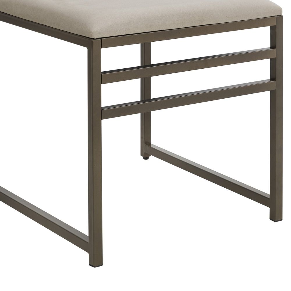 DUS-CC2-04707 Grade-B Dusk Rae Set of 4 Dining Chairs - Velvet - Beige RRP £222.00