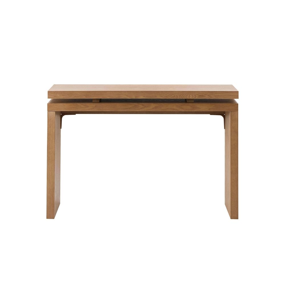 DUS-CC2-04712 Grade-B Dusk Penny Ash Console Table - Medium Wood RRP £199.00