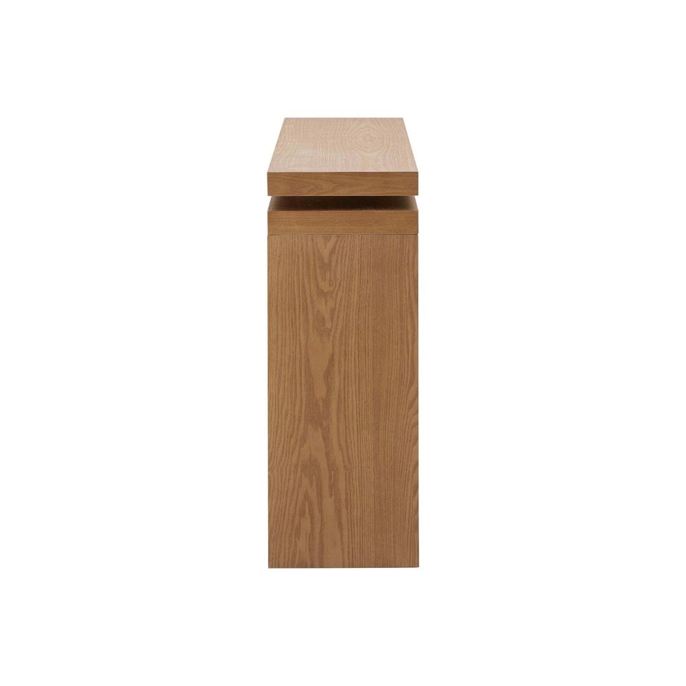 DUS-CC2-04712 Grade-B Dusk Penny Ash Console Table - Medium Wood RRP £199.00
