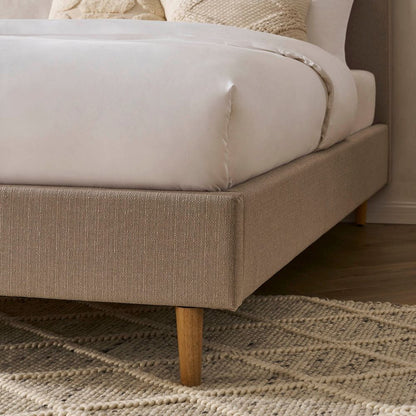 DUS-CC2-04738 Grade-B Dusk Ascot Bed Frame - Stone Grey - Double RRP £259.00