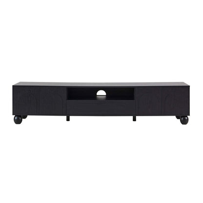 DUS-CC2-04810 Grade-B Dusk Rachel Arch Front Tv Unit for TVs up to 75"- Black RRP £189.00