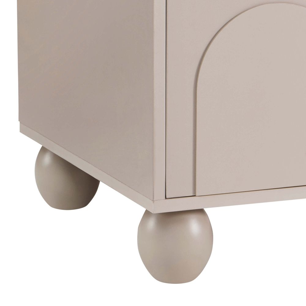 DUS-CC2-05034 Grade-BER Dusk Rachel Arch Front Tv Unit for TVs up to 75" - Taupe RRP £170.00