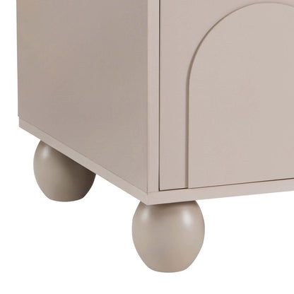 DUS-CC2-05034 Grade-BER Dusk Rachel Arch Front Tv Unit for TVs up to 75" - Taupe RRP £170.00