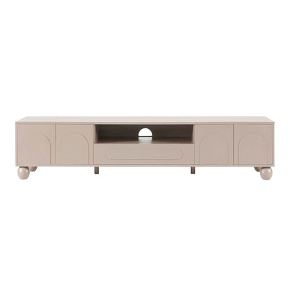 DUS-CC2-05034 Grade-BER Dusk Rachel Arch Front Tv Unit for TVs up to 75" - Taupe RRP £170.00