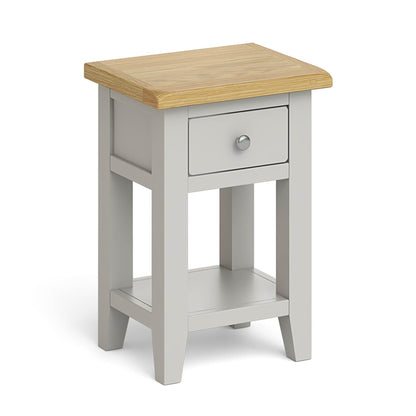ROS-OUT-00526 Grade-C1 Roseland Furniture Lundy Grey Lamp Table RRP £94.95