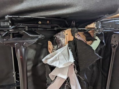 OAK-CCS-19360 Grade-BER-DOA Oak Furnitureland Goodwood 2 Seater Electric Recliner Sofa In Miller Grey Fabric RRP £1249.99