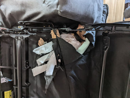 OAK-CCS-19360 Grade-BER-DOA Oak Furnitureland Goodwood 2 Seater Electric Recliner Sofa In Miller Grey Fabric RRP £1249.99