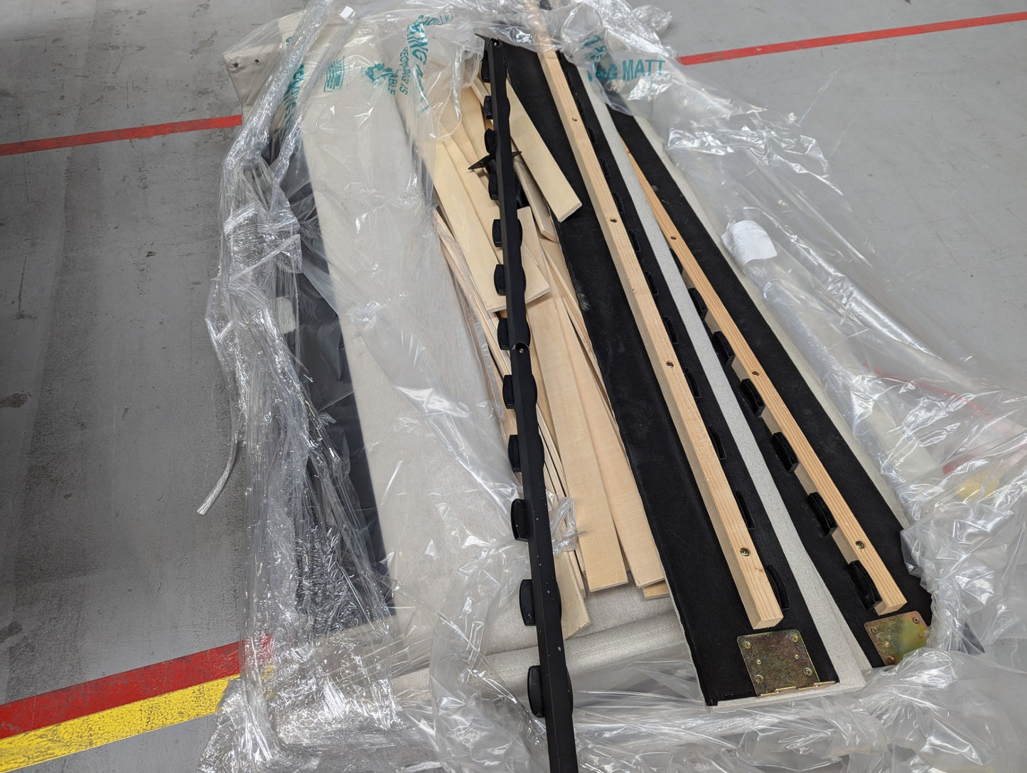 MAS-APM-06621 Grade-BER-DOA Marks & Spencer Piper Mid Century Double Bed - Natural RRP £699