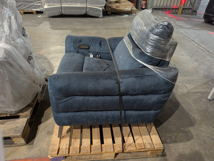 SOF-APM-00966 Grade-C0 Sofology Renato Power Recliner Chair with Speaker in Heritage Airforce RRP £759