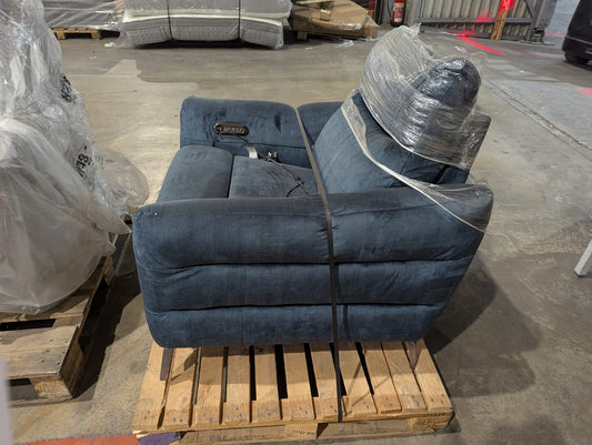 SOF-APM-00966 Grade-C0 Sofology Renato Power Recliner Chair with Speaker in Heritage Airforce RRP £759