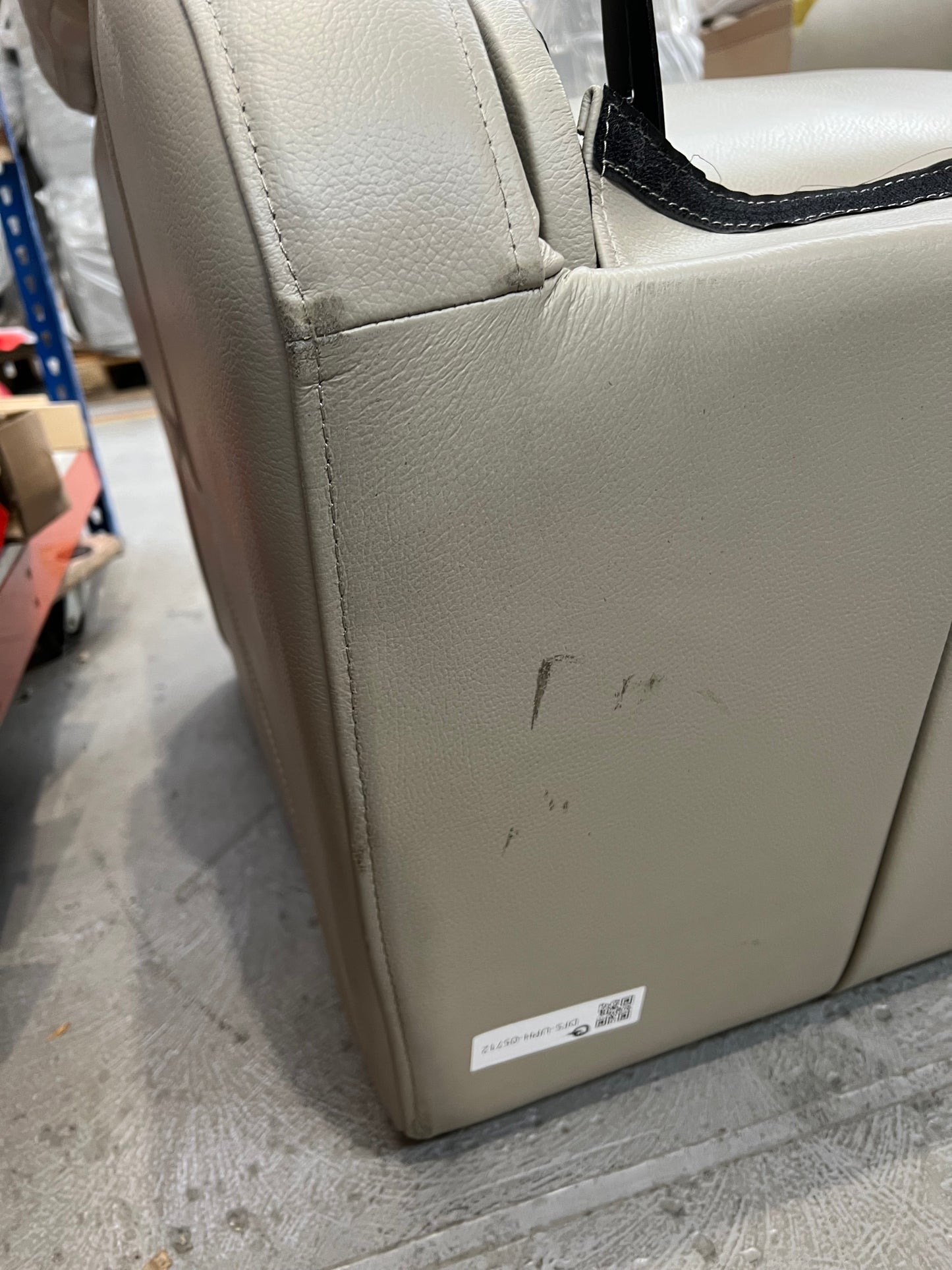 DFS-UPH-05712 Grade-BER DFS Nevada Lift And Rise Power Chair - Stone Leather RRP £1149