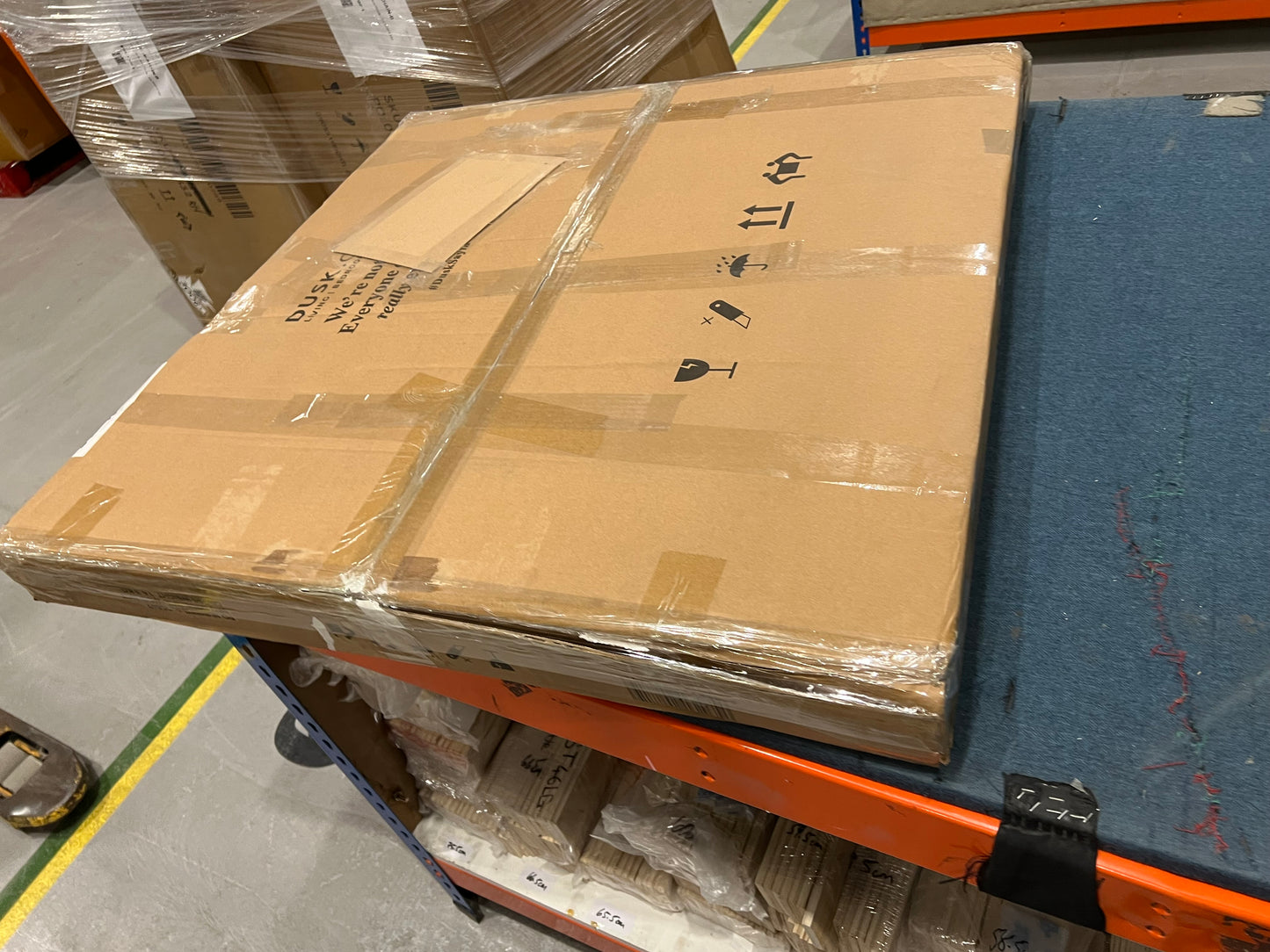 DUS-GOL-03385 Grade-B Dusk Willow Round Nesting Coffee Table - Wood RRP £134