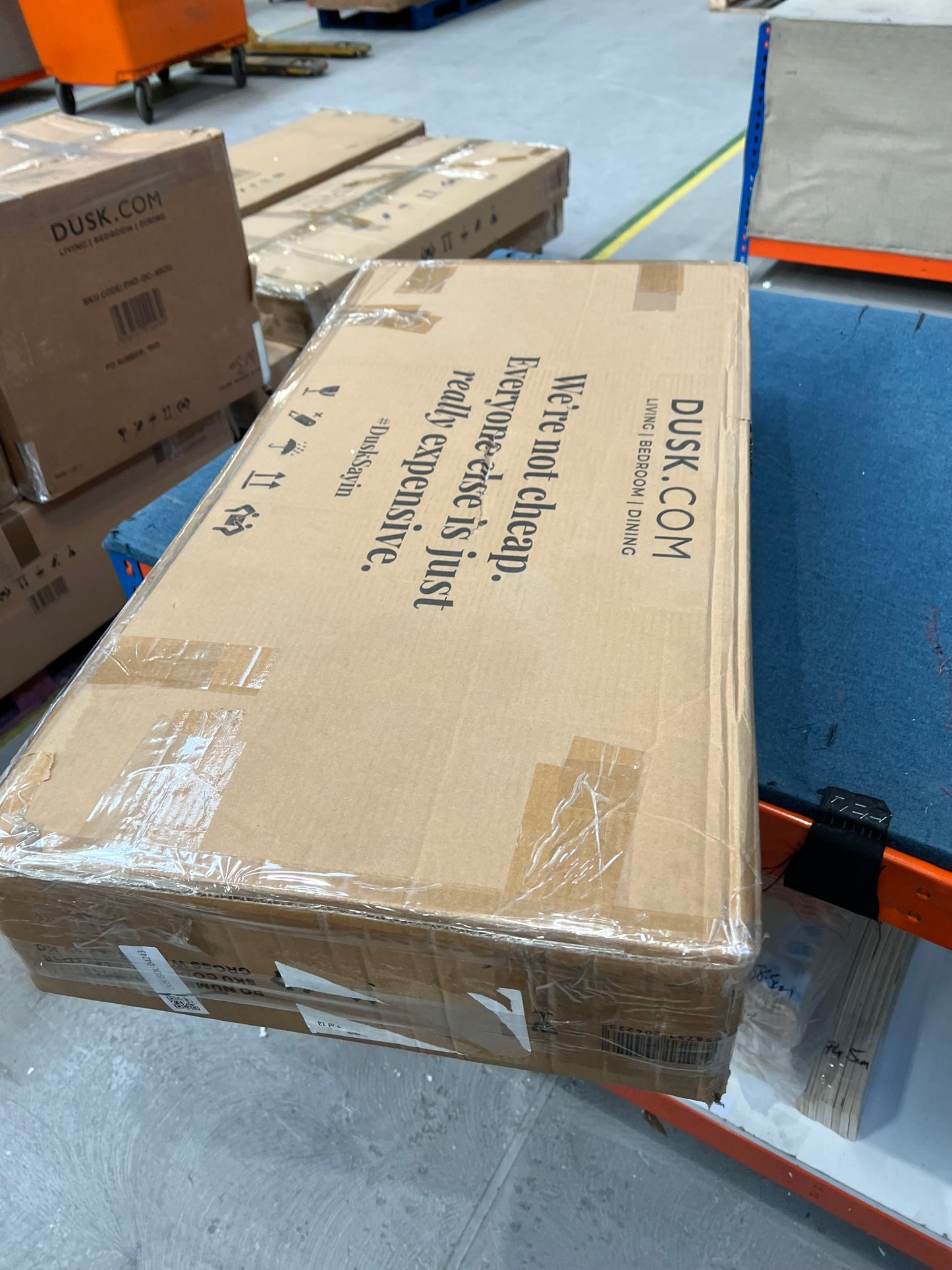 DUS-GOL-04289 Grade-B Dusk Willow 6 Drawer Chest - Light Wood RRP £175