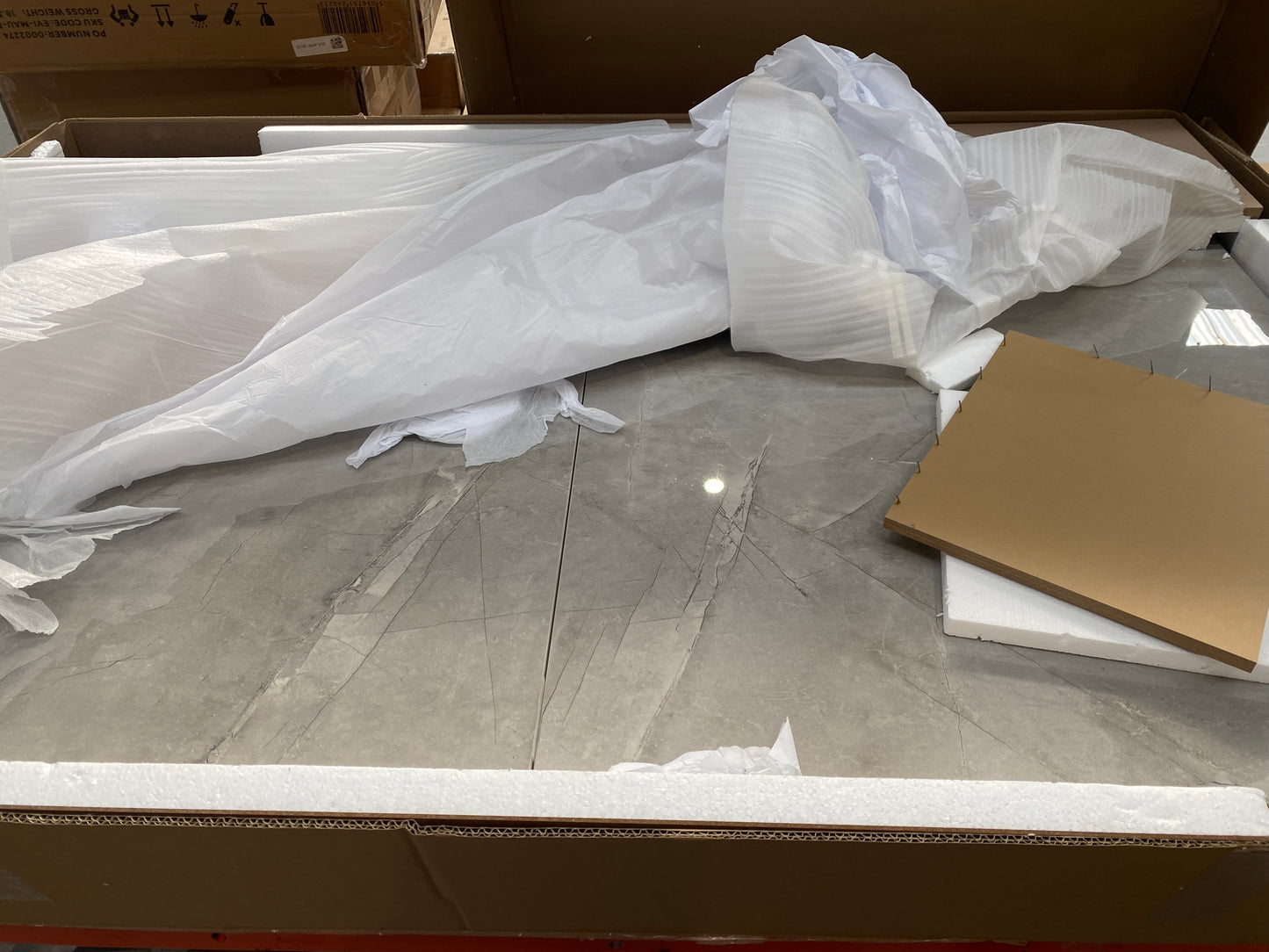 FUV-GOL-00058 Grade-BER-DOA Furniture Village Grigio Small Extending Dining Table RRP £949