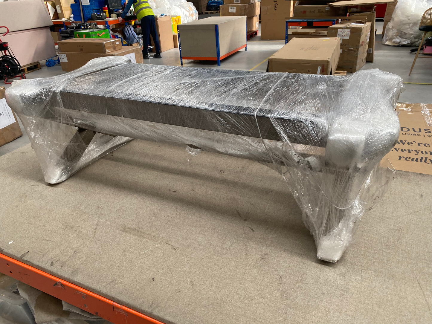 OKA-GOL-02311 Grade-BER-DOA Charing Indoor/Outdoor Coffee Table - Ash Grey RRP £1295