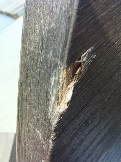 OKA-GOL-02082 Grade-DOA Oka Hawkley Extendable Dining Table - Watered Grey RRP £4295.00