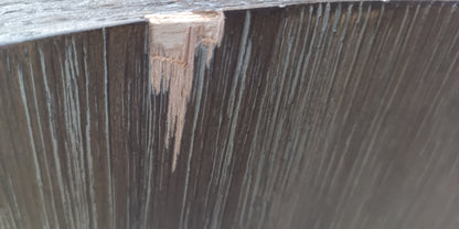 OKA-GOL-02082 Grade-DOA Oka Hawkley Extendable Dining Table - Watered Grey RRP £4295.00