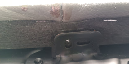 FUV-GOL-00097 Grade-BER-DOA Furniture Village Nicoletti Pepino 3 Seater Leather Sofa Torello Grigio 327 RRP £1885