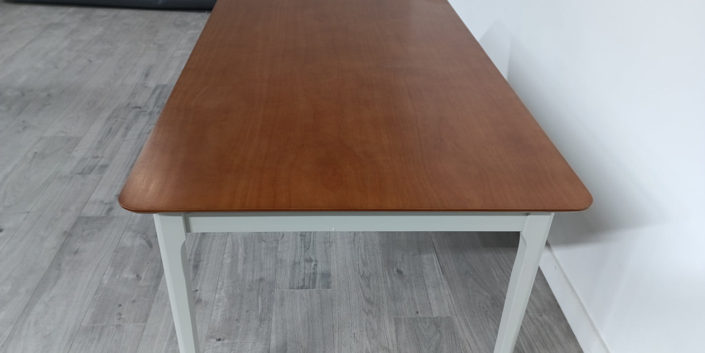 DUS-CC2-01402 Grade-C1 Dusk Anya 4-6 Seater Dining Table - Pine Wood RRP £164.00