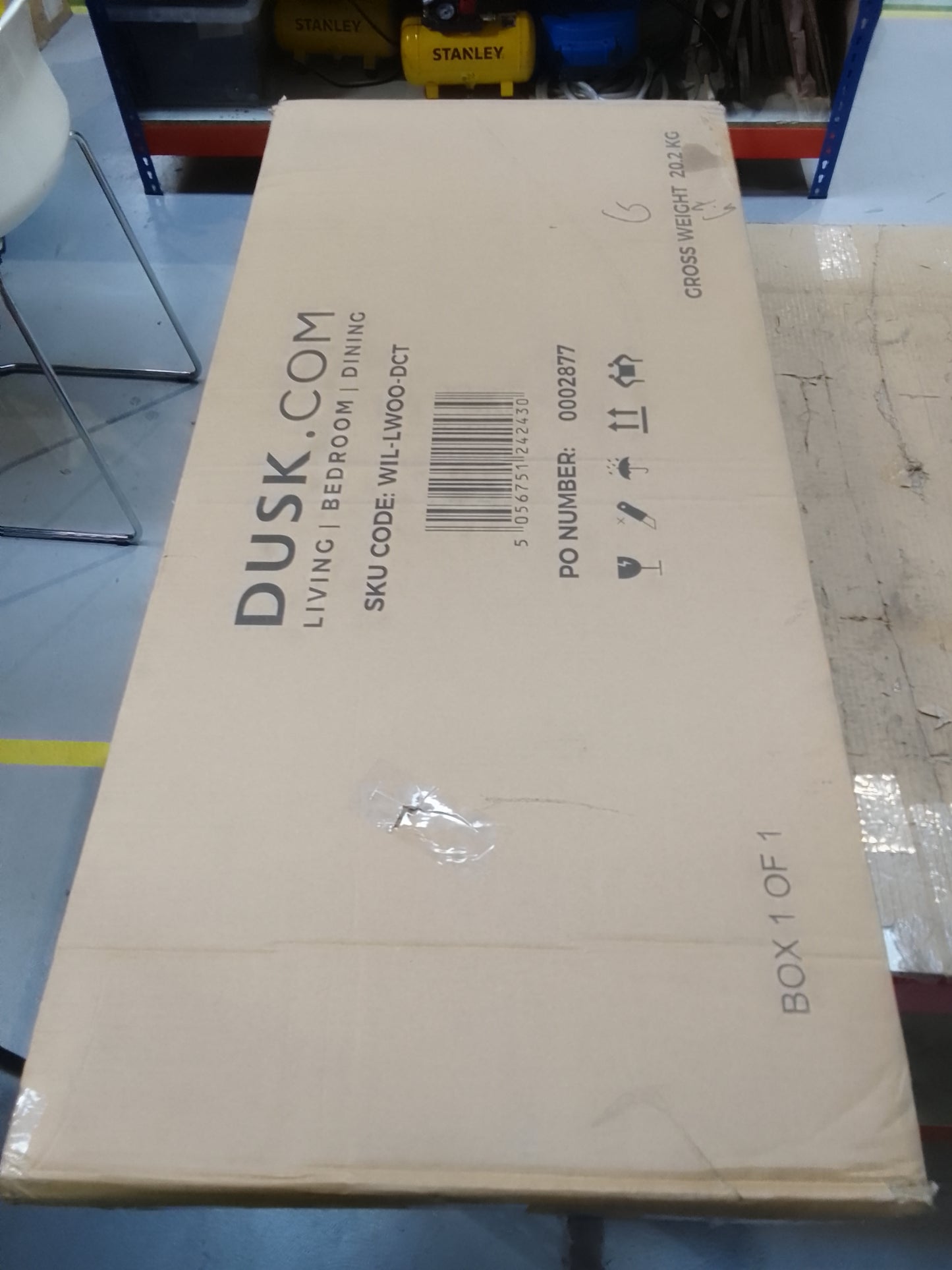 DUS-CC2-01531 Grade-B Dusk Willow Coffee Table Desk - Oak Effect RRP £180 RRP £180