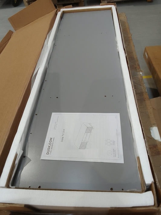 DUS-BTS-63051 Grade-B Dusk Dora TV Unit - Light Grey RRP £179 RRP £179