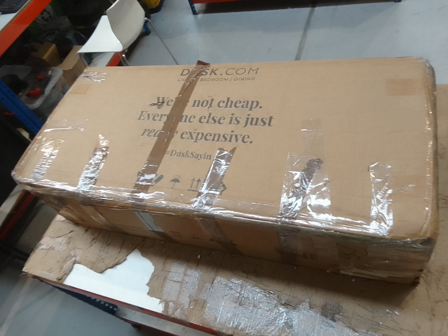 Lot of 12 x Dusk furniture items grade-BER Spares or repair RRP £2187.00