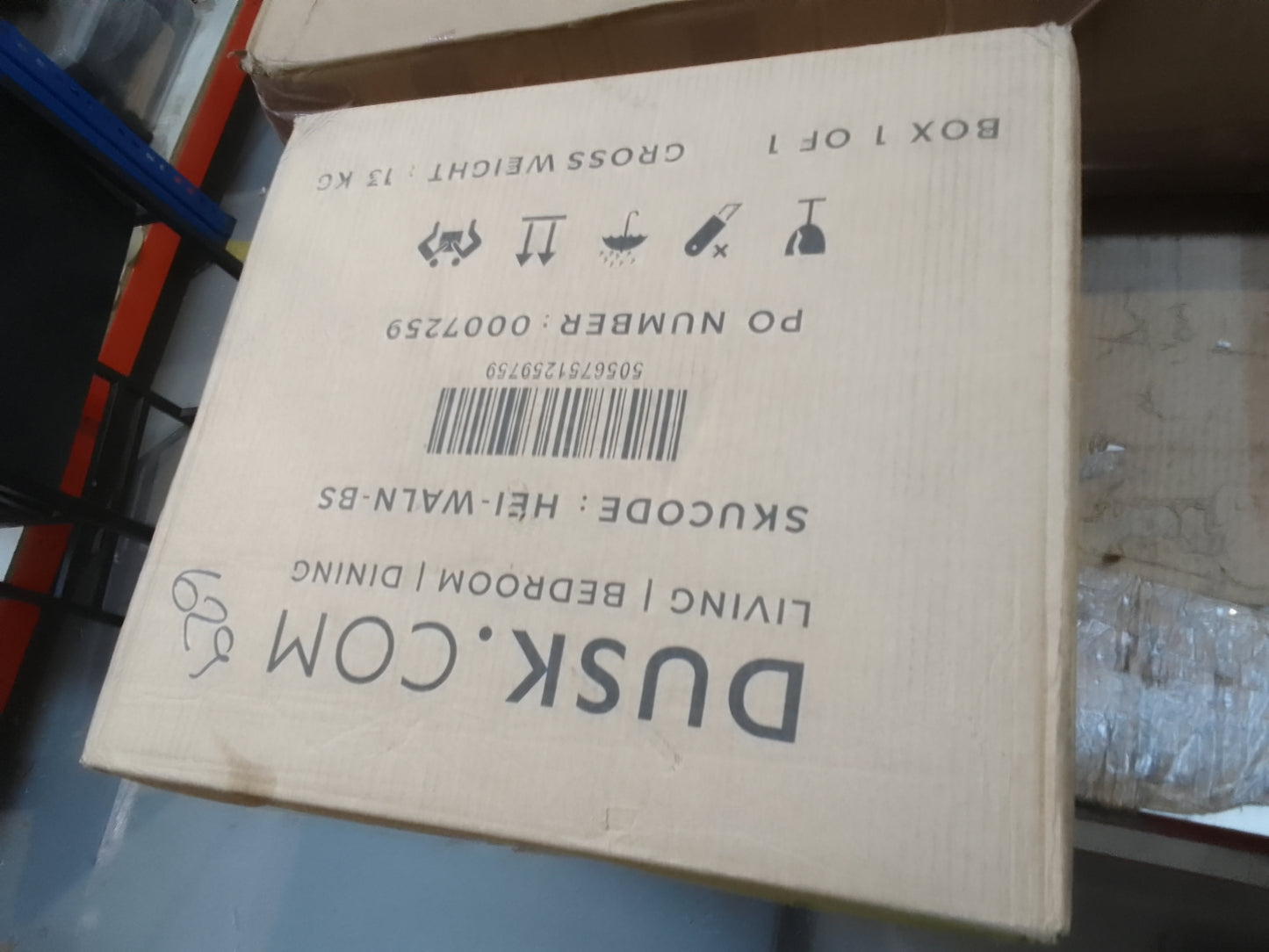 Lot of 12 x Dusk furniture items grade-BER Spares or repair RRP £2187.00