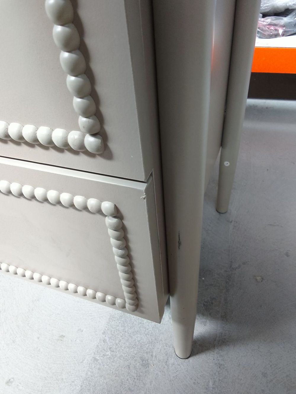 DUS-CC2-05031 Grade-C3 Dusk Posy 6 Drawer Chest - Taupe RRP £229.00