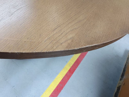 DUS-CC2-05019 Grade-BER Dusk Hattie Round 4-6 Seater Dining Table - Mid Wood RRP £329.00