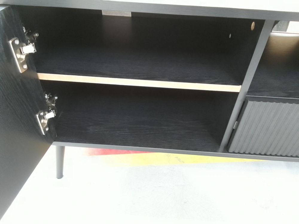 DUS-CC2-05000 Grade-C3 Dusk Hattie TV Unit for TVs up to 65" - Black RRP £219.00